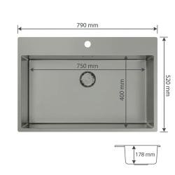 pure-sink-comfort-gunmetal-large-sink-75x40cm
